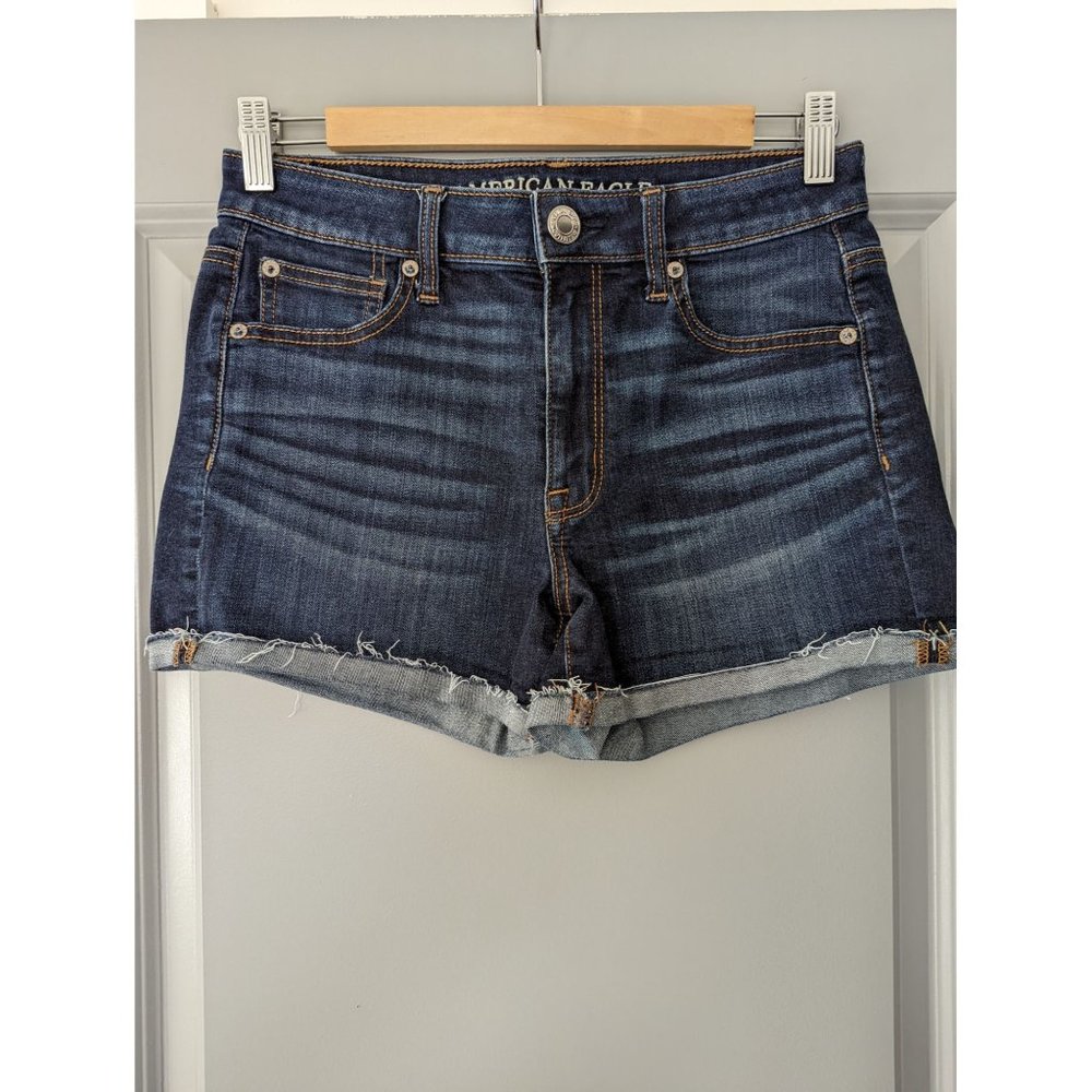 American Eagle Hi-Rise Shortie Shorts Women's 6